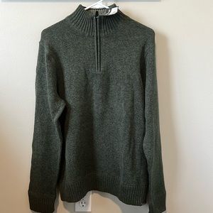 Brand New Eddie Bauer Men’s 1/4 Zip Sweater